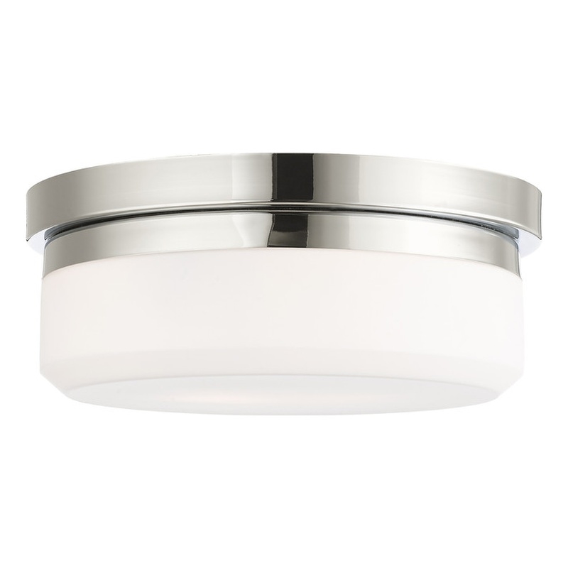 Livex Lighting Stratus 2 Light Polished Chrome Ceiling Mount or Wall Mount