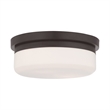 Livex Lighting Stratus 2 Light Bronze Ceiling Mount