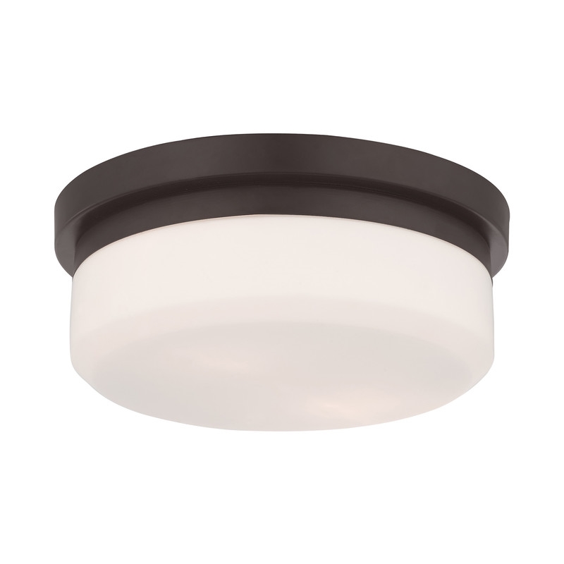 Livex Lighting Stratus 2 Light Bronze Ceiling Mount