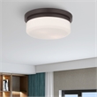 Livex Lighting Stratus 2 Light Bronze Ceiling Mount
