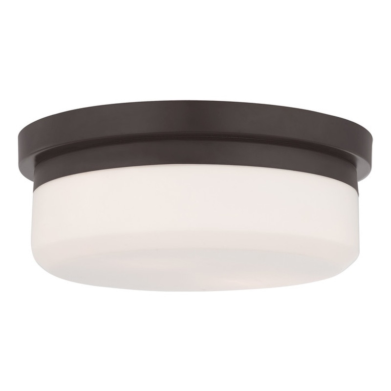 Livex Lighting Stratus 2 Light Bronze Ceiling Mount
