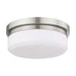 Livex Lighting Stratus 2 Light Brushed Nickel Ceiling Mount or Wall Mount