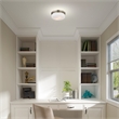 Livex Lighting Stratus 2 Light Brushed Nickel Ceiling Mount or Wall Mount