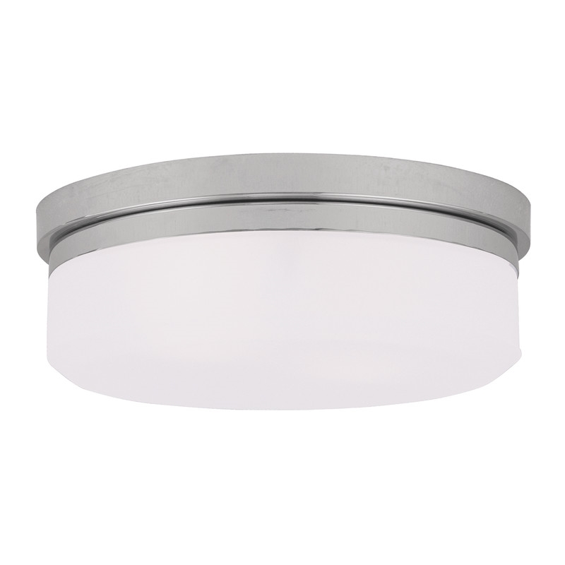 Livex Lighting Stratus 2 Light Polished Chrome Ceiling Mount or Wall Mount