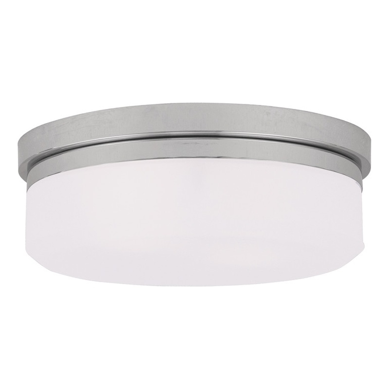 Livex Lighting Stratus 2 Light Polished Chrome Ceiling Mount or Wall Mount