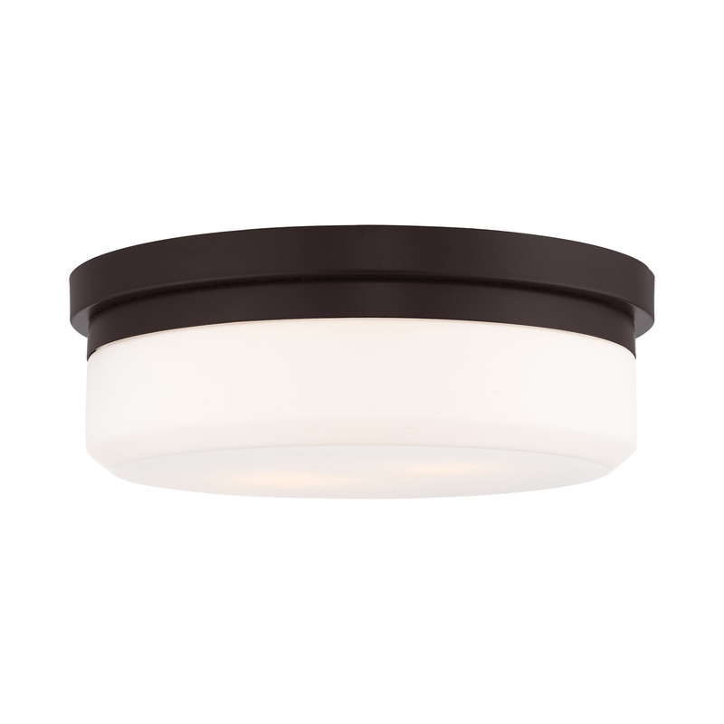 Livex Lighting Stratus 2 Light Bronze Ceiling Mount