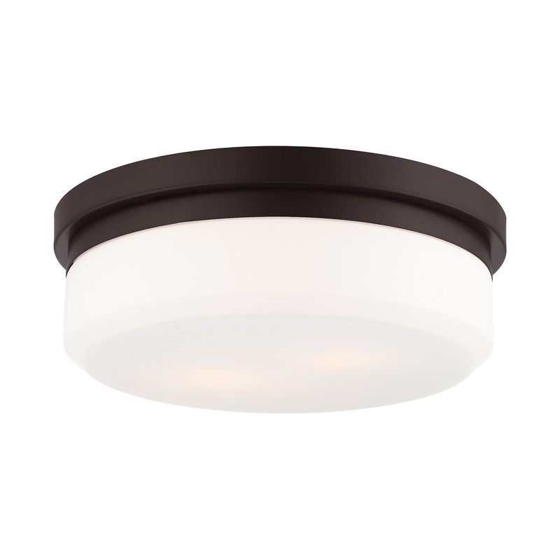 Livex Lighting Stratus 2 Light Bronze Ceiling Mount