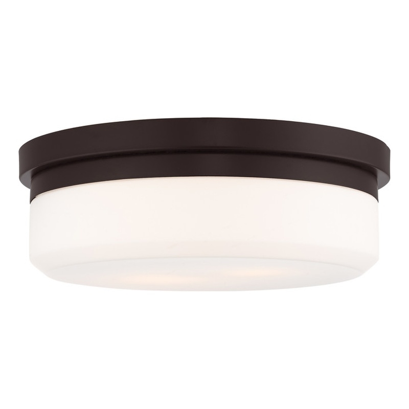 Livex Lighting Stratus 2 Light Bronze Ceiling Mount