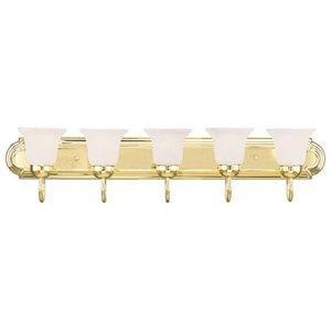 Livex Lighting Riviera Bath Light in Polished Brass
