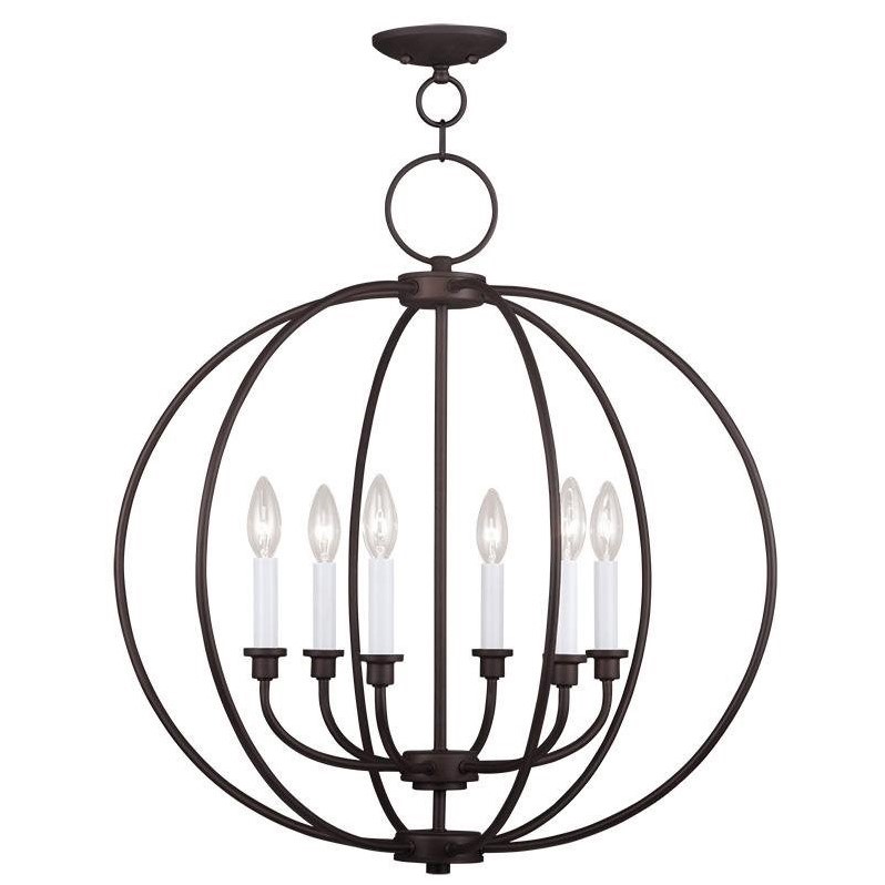 Livex Lighting Milania Chandelier in Bronze