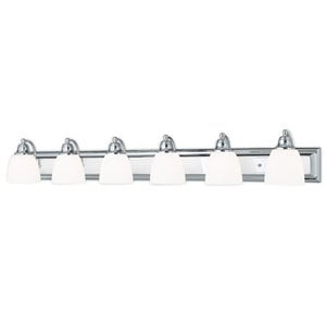Livex Lighting Springfield 6 Bath Light in Chrome