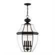 Livex Lighting Monterey Outdoor Chain Hang in Black