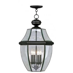 Livex Lighting Monterey Outdoor Chain Hang in Black