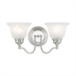 Livex Lighting Essex 2 Bath Light in Chrome