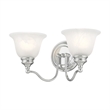 Livex Lighting Essex 2 Bath Light in Chrome