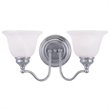 Livex Lighting Essex 2 Bath Light in Chrome