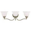 Livex Lighting Essex Bath Light in Antique Brass