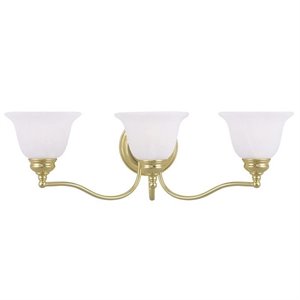 Livex Lighting Essex Bath Light in Polished Brass