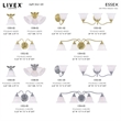Livex Lighting Essex Ceiling Mount in Polished Brass