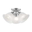 Livex Lighting Essex Ceiling Mount in Chrome