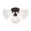 Livex Lighting Essex Ceiling Mount in Bronze
