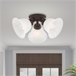 Livex Lighting Essex Ceiling Mount in Bronze