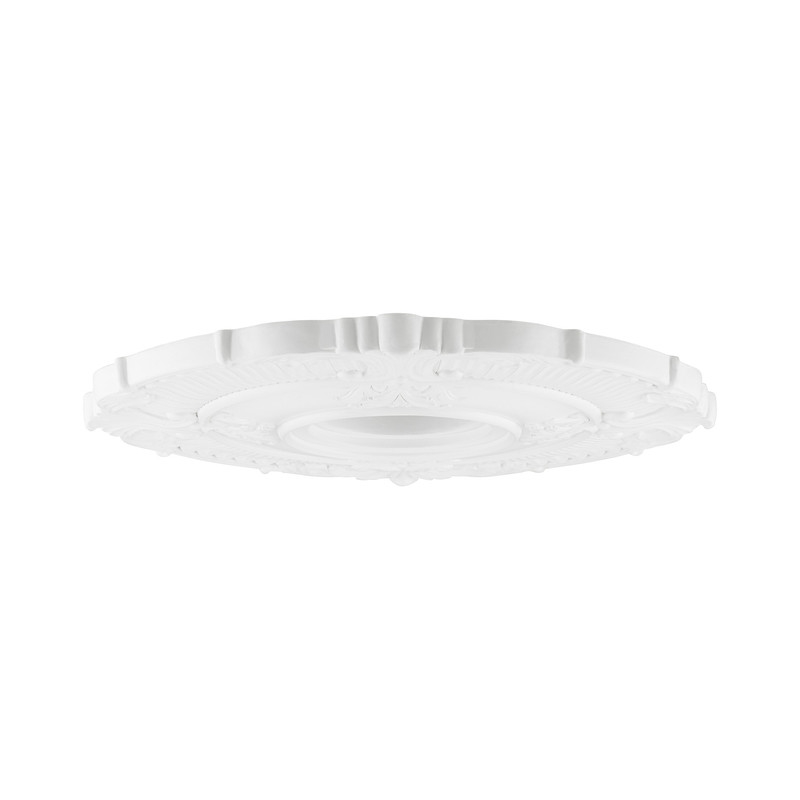 Livex Lighting Buckingham Ceiling Medallion in White