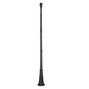 Livex Lighting Outdoor Cast Aluminum Fluted Post in Bronze