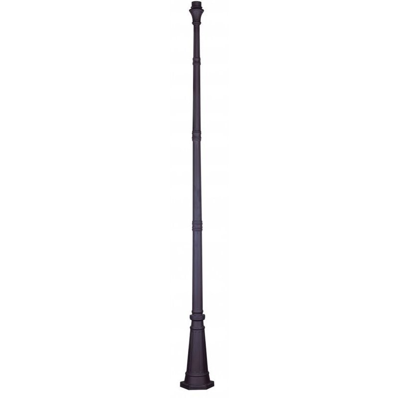 Livex Lighting Outdoor Cast Aluminum Fluted Post in Bronze