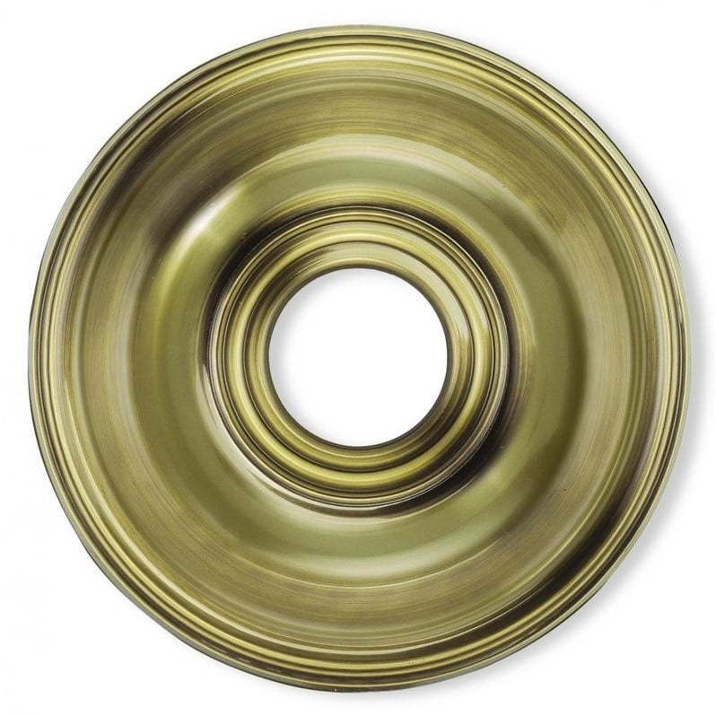 Livex Lighting Ceiling Medallion in Antique Brass