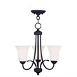 Livex Lighting Ridgedale Convertible Ceiling Mount in Black