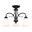Livex Lighting Convertible Chain Hang/Ceiling Mount