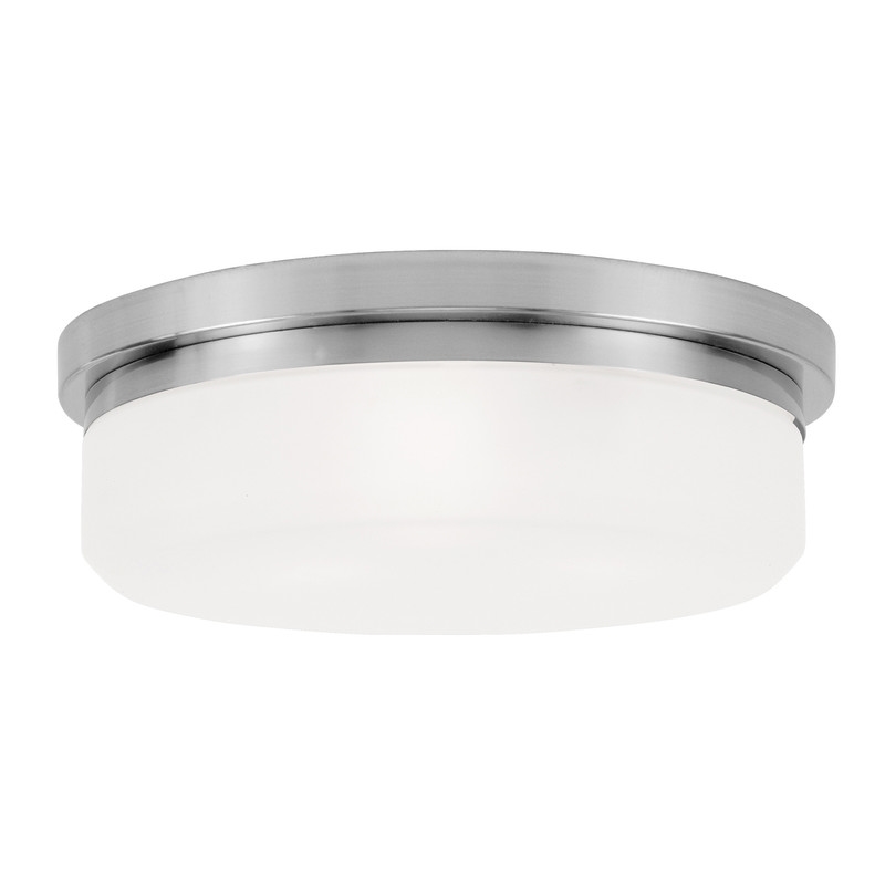 Livex Lighting 3 Light Brushed Nickel Ceiling Mount or Wall Mount