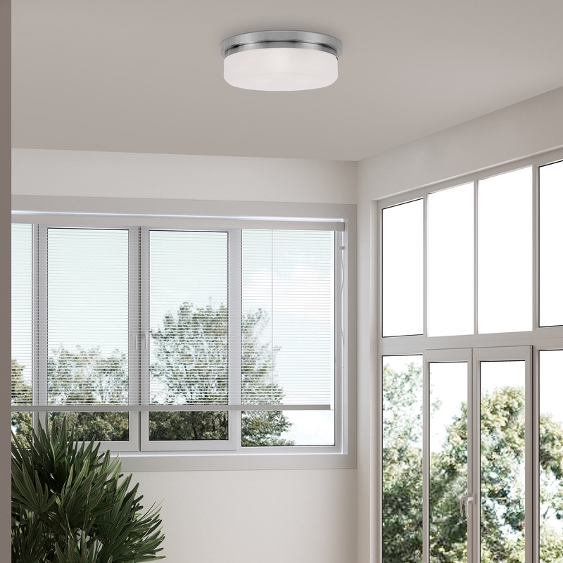 Livex Lighting 3 Light Brushed Nickel Ceiling Mount or Wall Mount