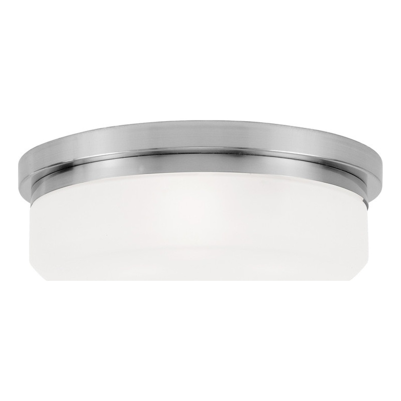 Livex Lighting 3 Light Brushed Nickel Ceiling Mount or Wall Mount