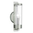 Livex Lighting Castleton 1-Light Wall Sconce in Brushed Nickel