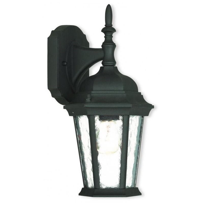 Livex Lighting Hamilton Outdoor Wall Lantern in Textured Black
