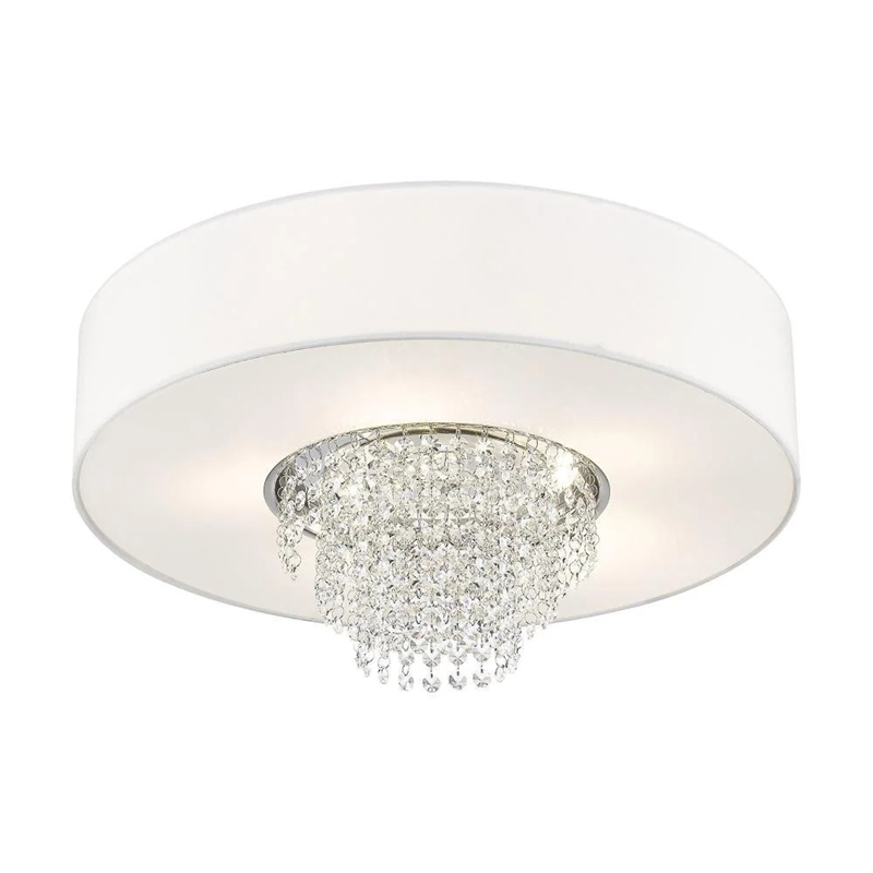 Livex Lighting Carlisle Ceiling Mount in Brushed Nickel