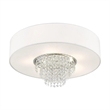 Livex Lighting Carlisle Ceiling Mount in Brushed Nickel