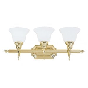 Livex Lighting French Regency Bath Light in Polished Brass