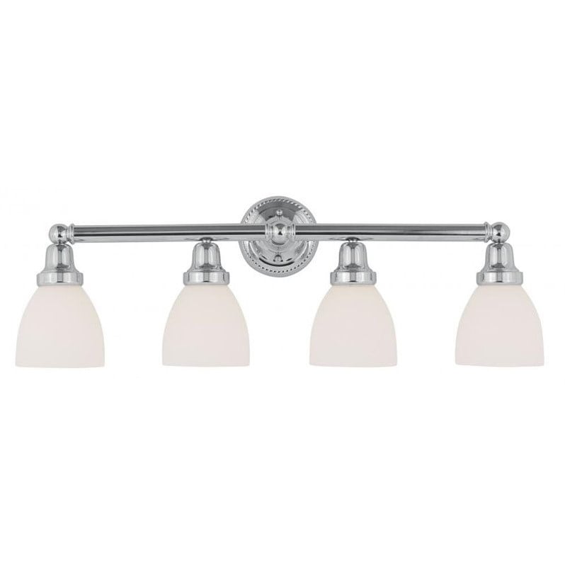 Livex Lighting Classic 4 Bath Light in Chrome