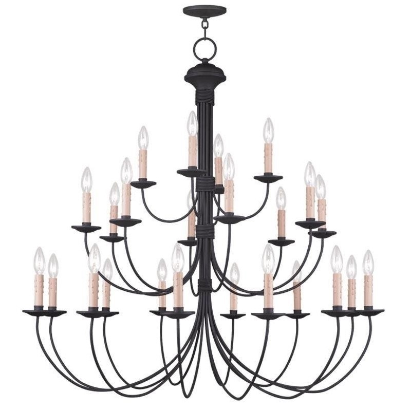 Livex Lighting Heritage Chandelier in Black