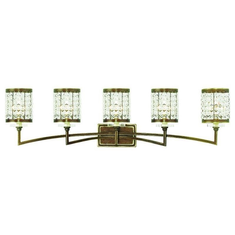 Livex Lighting Grammercy Bath Light in Hand Painted Palacial Bronze