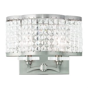 Livex Lighting Grammercy Wall Sconce in Brushed Nickel