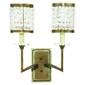 Livex Lighting Grammercy Wall Sconce in Hand Painted Palacial Bronze