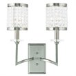 Livex Lighting Grammercy Wall Sconce in Brushed Nickel