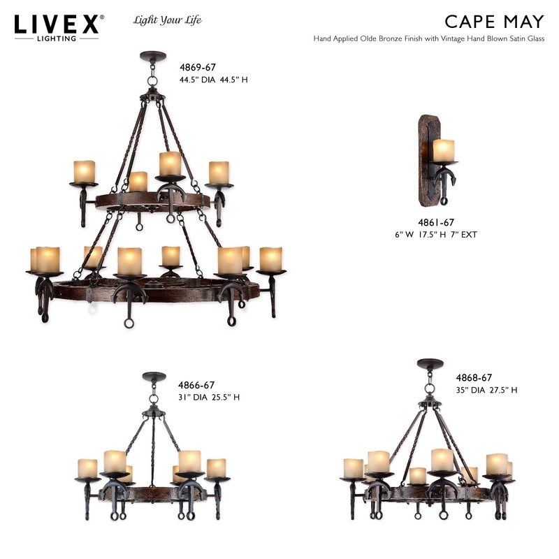 Livex Lighting Olde Bronze Chandelier