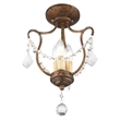 Livex Lighting Convertible Chain Hang/Ceiling Mount