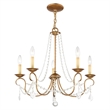 Livex Lighting Pennington Chandelier in Antique Gold Leaf