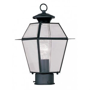 Livex Lighting Westover Outdoor Post Head in Black